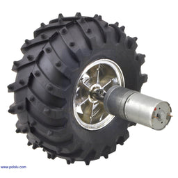 An image of Dagu Wild Thumper Wheel 120x60mm Pair with 4mm Shaft Adapters