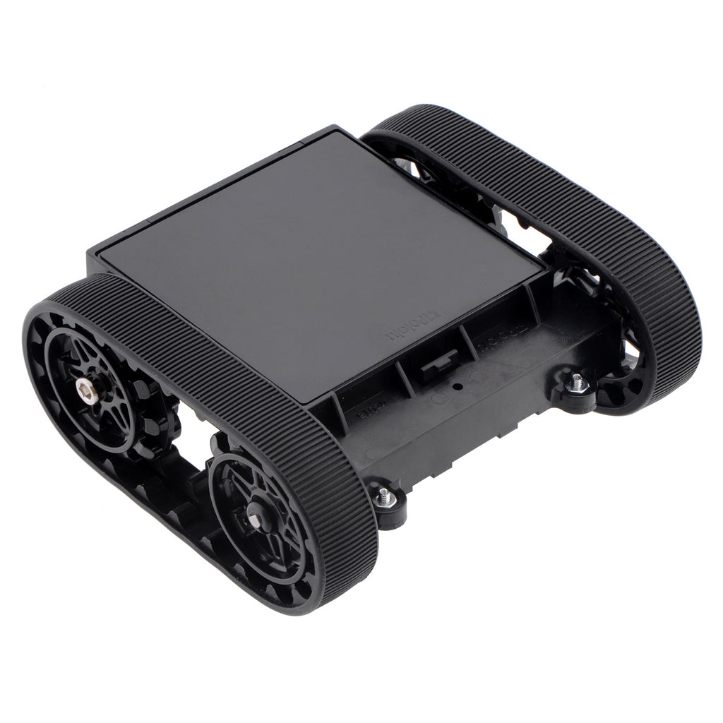 Zumo Chassis Kit - The Pololu Zumo chassis is a small, tracked robot platform that is less than 10 cm on each side, allowing it to qualify for Mini Sumo competitions.