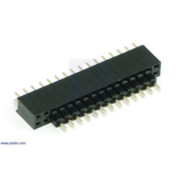0.1" (2.54 mm) Female Header: Straight