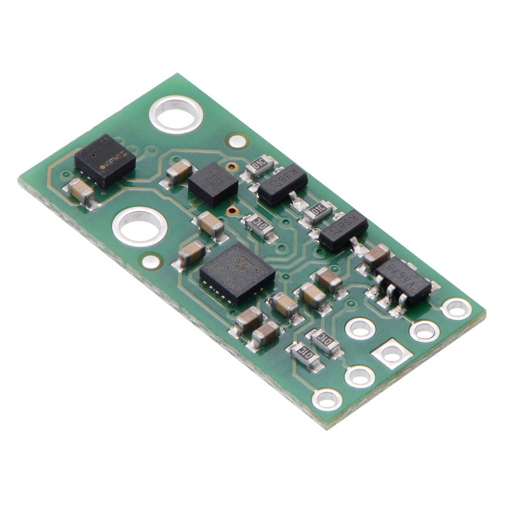 AltIMU-10 v5 Gyro, Accelerometer, Compass, and Altimeter (LSM6DS33, LIS3MDL, and LPS25H Carrier) - The Pololu AltIMU-10 v5 is an inertial measurement unit (IMU) and altimeter that features the same LSM6DS33 gyro and accelerometer and LIS3MDL magnetometer as the MinIMU-9 v5, and adds an LPS25H digital barometer.