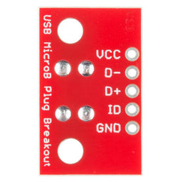 An image of SparkFun USB MicroB Plug Breakout