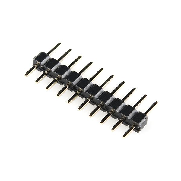 2mm 10pin XBee Header - This is a 10-pin header with 2mm pitch. It can be used for making 'dummy XBees' or anything else you want!
