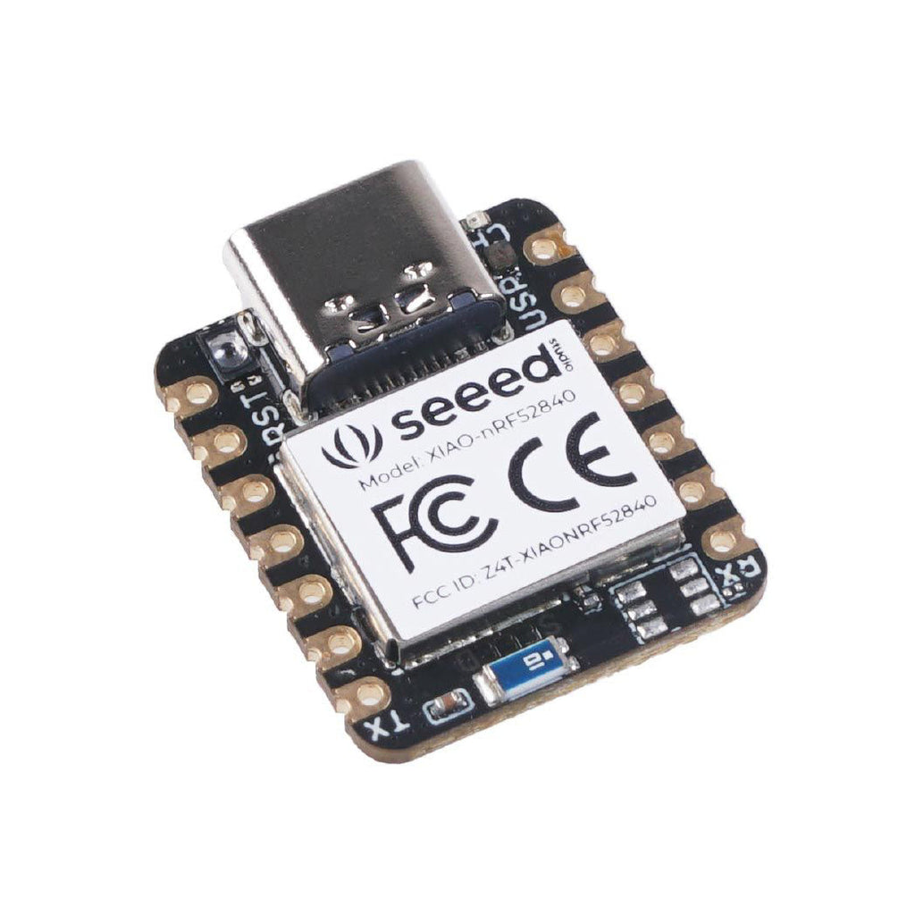 XIAO nRF52840 - Seeed XIAO BLE is an ultra-small size, ultra-low power Bluetooth development board based on the Nordic nRF52840.