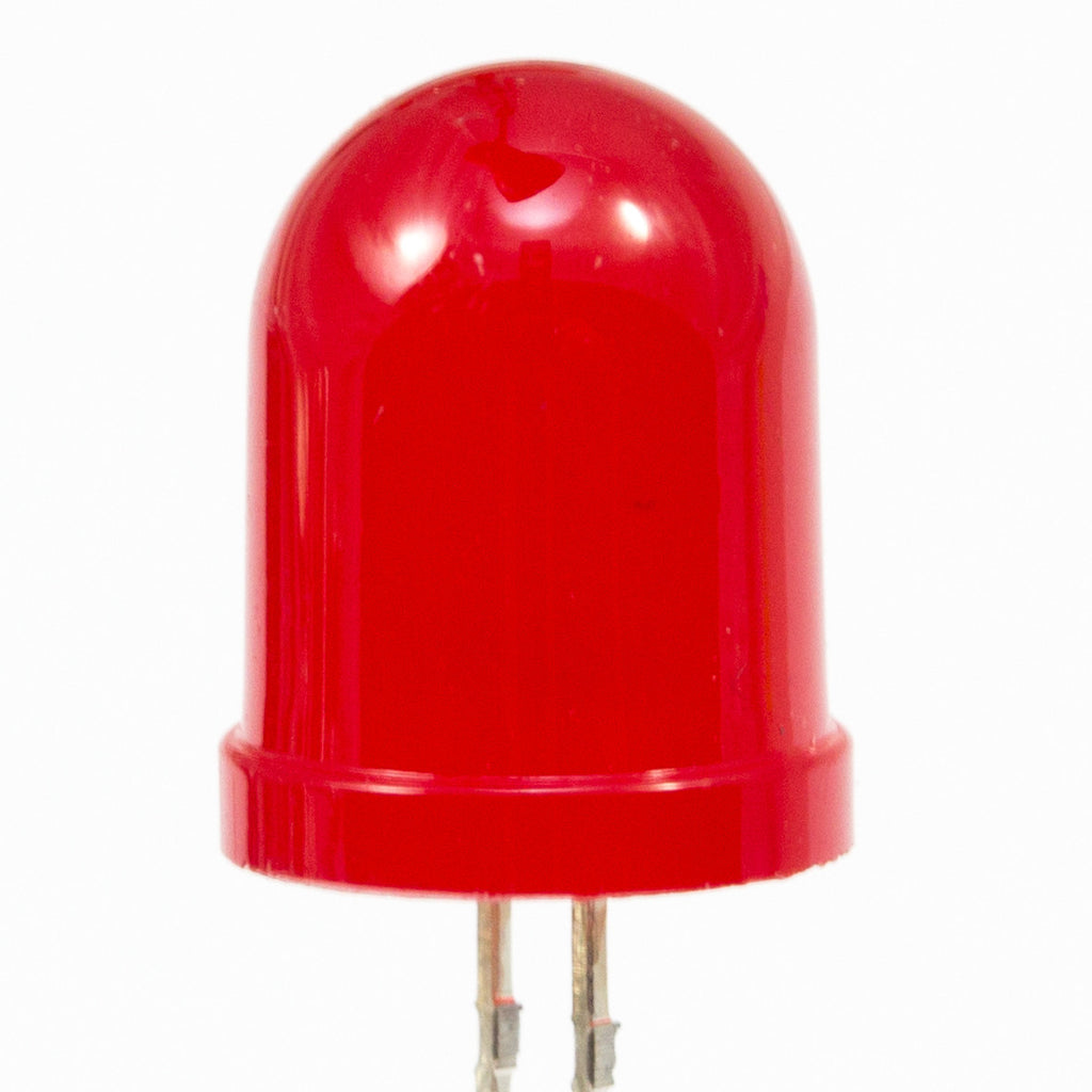 LED - 10mm - pack of 5 - LEDs are a great addition to any project. Whether you need a power indicator, a set of status lights, or a whole array for something more decorative these little through hole LEDs are always useful.