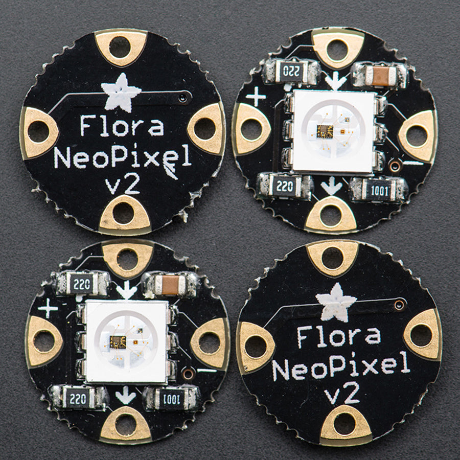 Flora RGB Smart NeoPixel version 2 - Pack of 4 - Pimoroni Wholesale