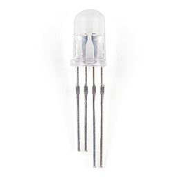 An image of LED - RGB Addressable, PTH, 5mm Clear (5 Pack)