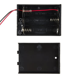 An image of Battery Holder 3xAA with Cover and Switch - JST Connector