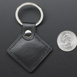 MiFare Classic (13.56MHz RFID/NFC) Leather Keychain Fob - 1KB