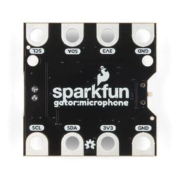 An image of SparkFun gator:microphone - micro:bit Accessory Board