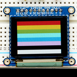 Adafruit OLED Breakout Board - 16-bit Color 1.27" w/microSD holder