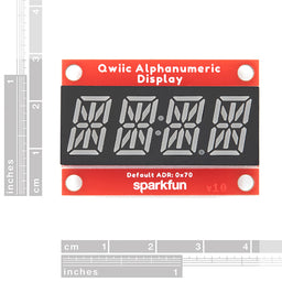 An image of SparkFun Qwiic Alphanumeric Display