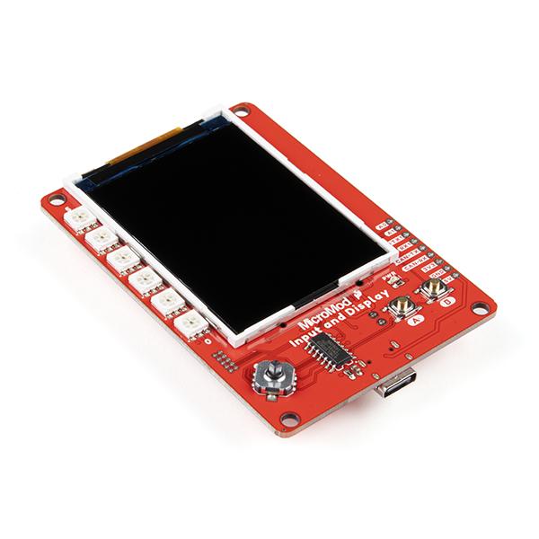 SparkFun MicroMod Input and Display Carrier Board - The SparkFun MicroMod Input and Display Carrier Board is a great way to add data and input visibility to your MicroMod project.