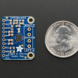 Adafruit Stereo 2.8W Class D Audio Amplifier - I2C Control AGC