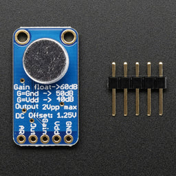 An image of Adafruit Electret Microphone Amplifier - MAX9814 w/ Auto Gain Control