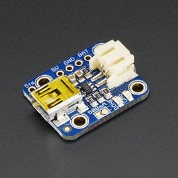 An image of Adafruit Mini Lipo w/Mini-B USB Jack - USB LiIon/LiPoly charger - v1