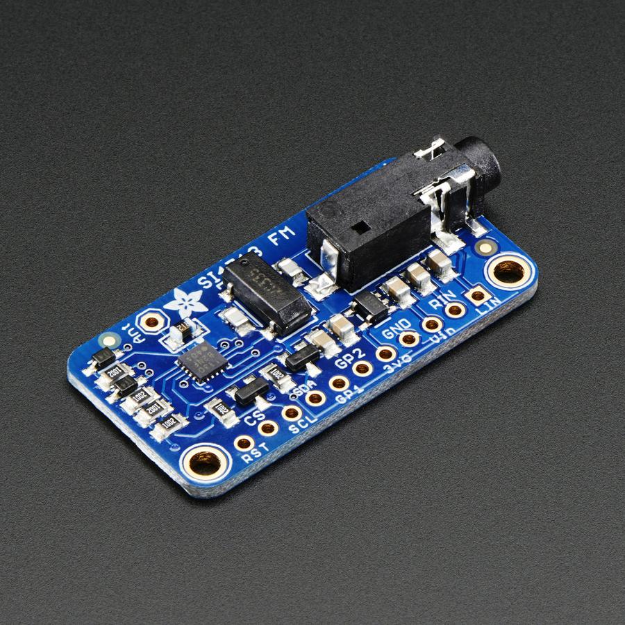 Adafruit Stereo FM Transmitter with RDS/RBDS Breakout - Si4713 - Pimoroni