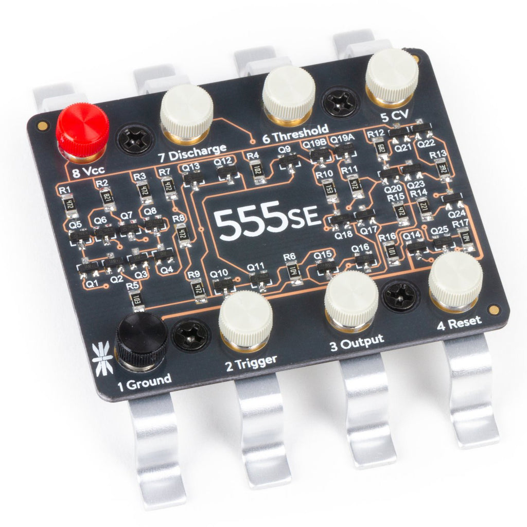 The 555SE Discrete 555 Timer - Surface mount soldering kit: Re-create one of the most classic, popular, and all-around useful chips of all time.