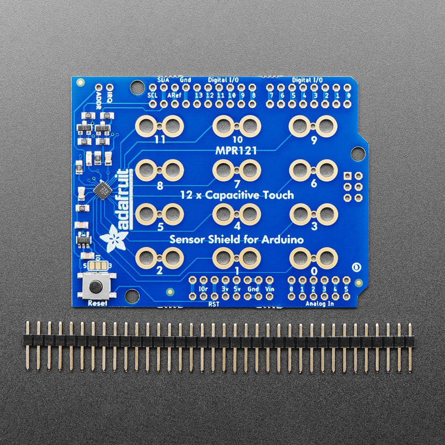 Two Sensor Arduino Projects Adafruit 12 x Capacitive Touch Shield for Arduino - MPR121 - Pimoroni ...