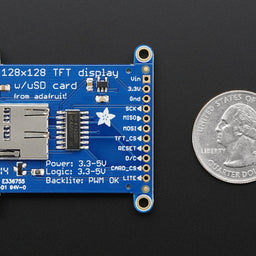 Adafruit 1.44" Color TFT LCD Display with MicroSD Card breakout - ST7735R