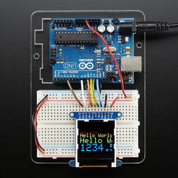 Adafruit 1.44" Color TFT LCD Display with MicroSD Card breakout - ST7735R