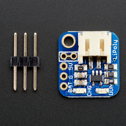 An image of Adafruit LiIon/LiPoly Backpack Add-On for Pro Trinket/ItsyBitsy