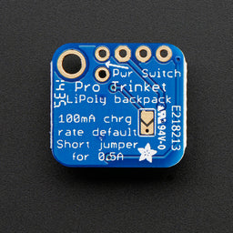 An image of Adafruit LiIon/LiPoly Backpack Add-On for Pro Trinket/ItsyBitsy