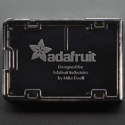 Adafruit Raspberry Pi B+ / Pi 2 / Pi 3 Case - Smoke Base - w/ Clear Top