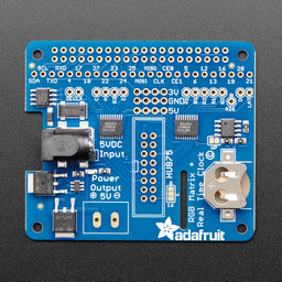 An image of Adafruit RGB Matrix HAT + RTC for Raspberry Pi - Mini Kit