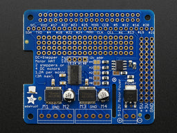 An image of Adafruit DC & Stepper Motor HAT for Raspberry Pi - Mini Kit