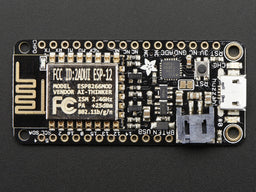 An image of Adafruit Feather HUZZAH with ESP8266 WiFi