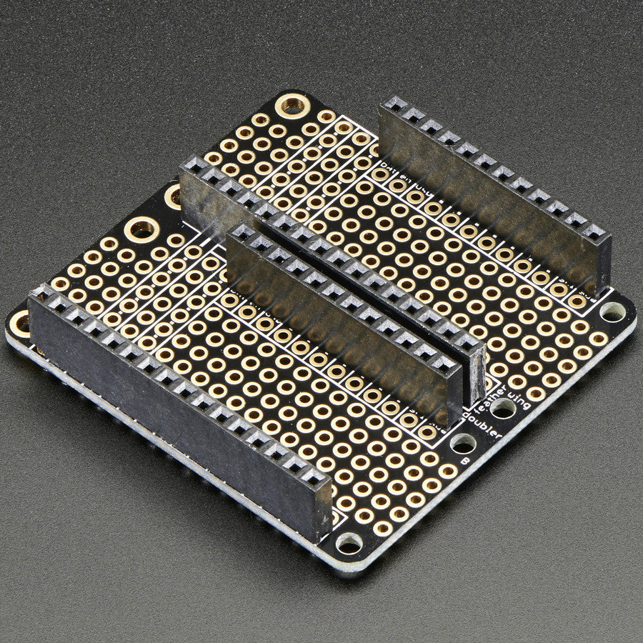 FeatherWing Doubler - Prototyping Add-on For All Feather Boards - This is the FeatherWing Doubler - a prototyping add-on and more for all Feather boards.