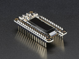 An image of FeatherWing OLED - 128x32 OLED Add-on For All Feather Boards