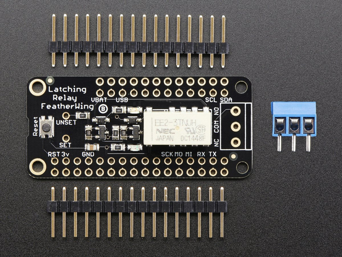 Adafruit Mini Relay FeatherWing - Pimoroni Wholesale