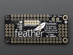An image of 8-Channel PWM or Servo FeatherWing Add-on For All Feather Boards