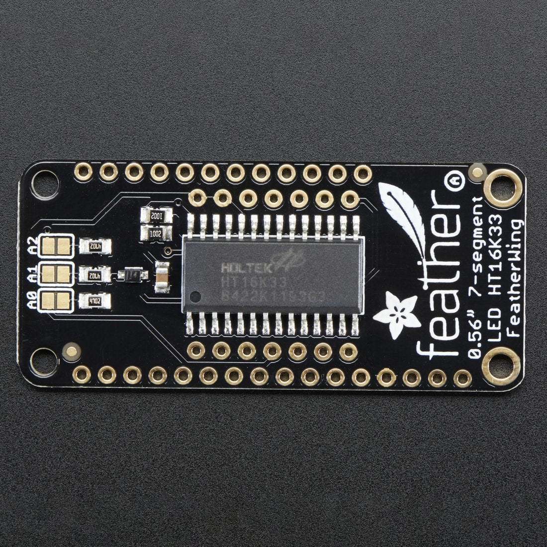 Adafruit 4-Digit 7-Segment LED Matrix Display FeatherWing - Pimoroni ...