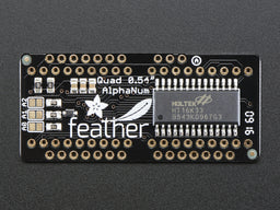 An image of Adafruit 14-Segment Alphanumeric LED FeatherWing
