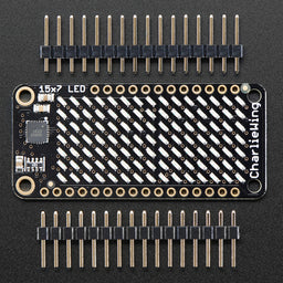 An image of Adafruit 15x7 CharliePlex LED Matrix Display FeatherWing