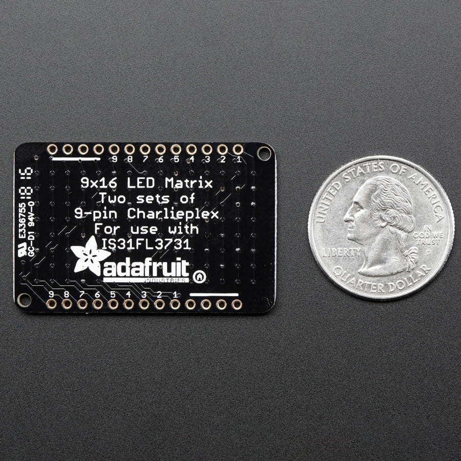Adafruit LED Charlieplexed Matrix - 9x16 LEDs - Pimoroni Wholesale