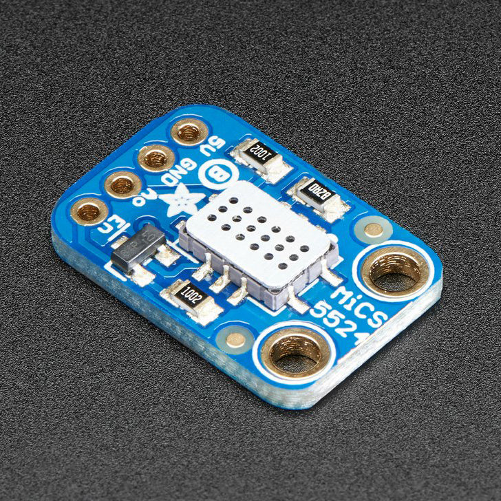 Adafruit MiCS5524 CO, Alcohol and VOC Gas Sensor Breakout - Give your next sensor project a nose for gasses with the Adafruit MiCS-5524 Gas Sensor Breakout.
