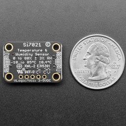 An image of Adafruit Si7021 Temperature & Humidity Sensor Breakout Board - STEMMA QT