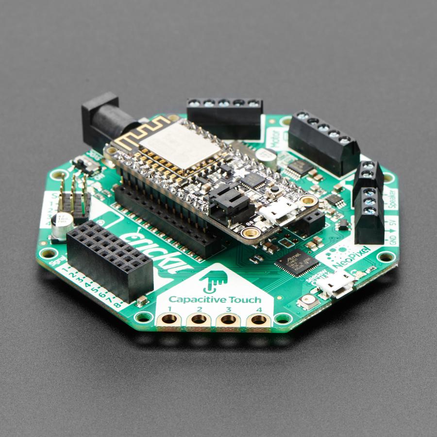 Adafruit CRICKIT FeatherWing for any Feather - Sometimes we wonder if robotics engineers ever watch movies. If they did, they'd know that making robots into slaves always ends up in a robot rebellion. Why even go down that path? At Adafruit, they believe in making robots our friends!