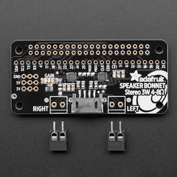 An image of Adafruit I2S 3W Stereo Speaker Bonnet for Raspberry Pi - Mini Kit