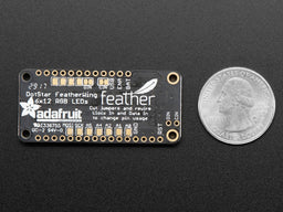 An image of Adafruit DotStar FeatherWing - 6 x 12 RGB LEDs
