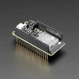 An image of Assembled Adafruit HUZZAH32 – ESP32 Feather Board - with Stacking Headers
