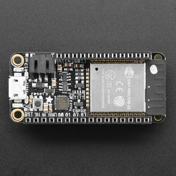 An image of Assembled Adafruit HUZZAH32 – ESP32 Feather Board - with Stacking Headers