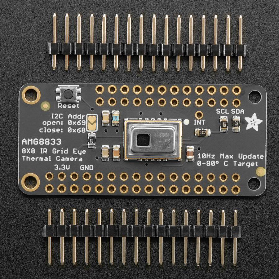 Adafruit AMG8833 IR Thermal Camera FeatherWing - Pimoroni Wholesale