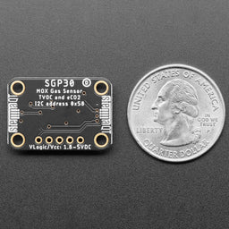 An image of Adafruit SGP30 Air Quality Sensor Breakout - VOC and eCO2 - STEMMA QT / Qwiic