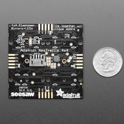 Adafruit NeoTrellis RGB Driver PCB for 4x4 Keypad