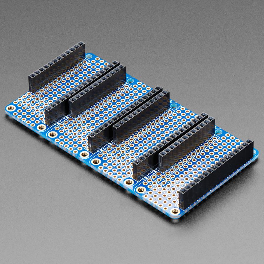 Adafruit Quad Side-By-Side FeatherWing Kit with Headers - Pimoroni ...