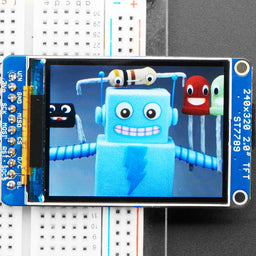 2.0" 320x240 Color IPS TFT Display with microSD Card Breakout - EYESPI